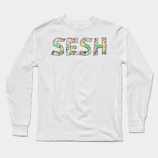 The sesh colour bomb design Long Sleeve T-Shirt